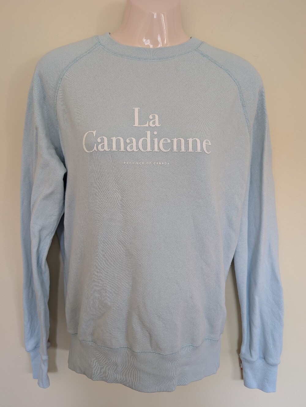Province Of Canada La Canadienne Crew Neck Sweatshirt Small Blue - Picture 5 of 13